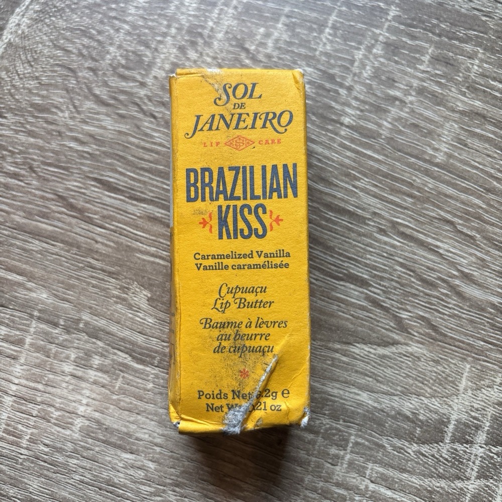 Sol de Janeiro Brazilian Kiss Cupuaçu Lip Butter 0.21 oz Caramelized Vanilla